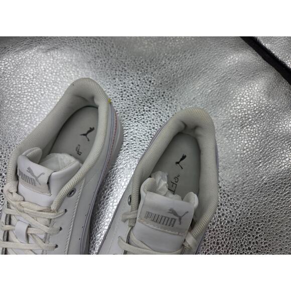 Puma Womens Vikky V2 Comfort White on White Shoes Sneakers Size 7.5 - Picture 2 of 10